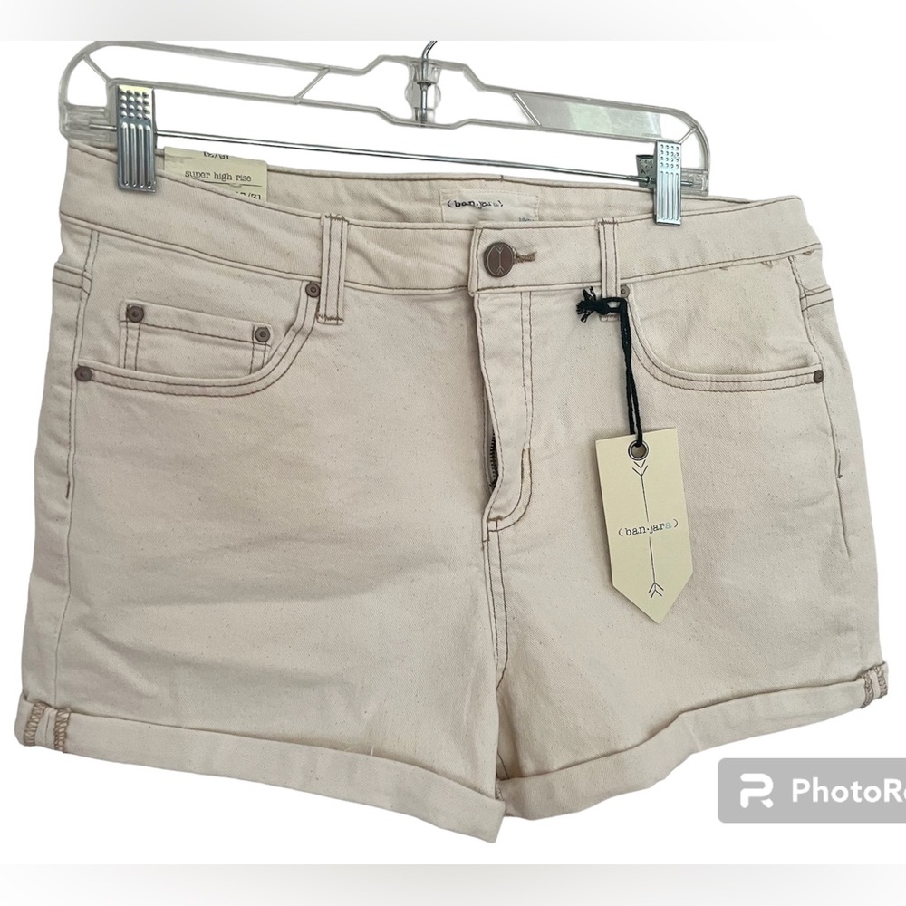 NWT Banjara Women’s Super High Rise Denim Shorts Size:31